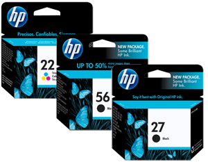 Mực in HP 27/56 BK- HP 22 Tri Color