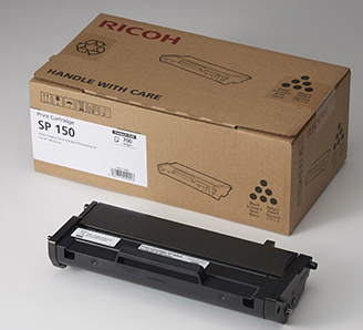 hop muc may in Ricoh SP-150Su Black Tone Cartridge