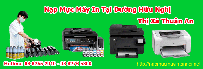 Dịch vụ sửa máy in tận nơi đường Hữu Nghị thị xã Thuận An