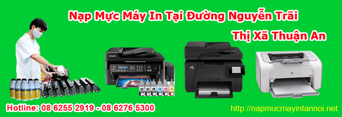 Dịch vụ sửa máy in tận nơi đường Nguyễn Trãi thị xã Thuận An